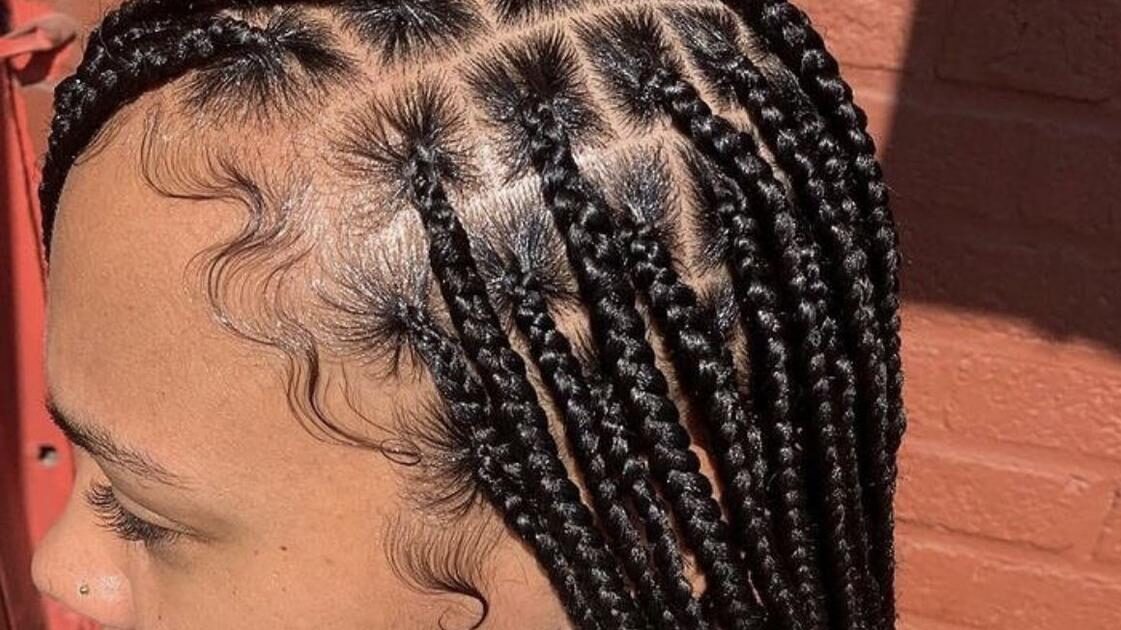 Knotless Braids, Clean edges