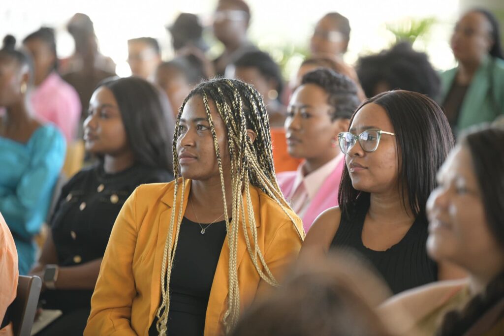 
Part of the audience at the Women in Media Conference during a speech by Ilke Platt 