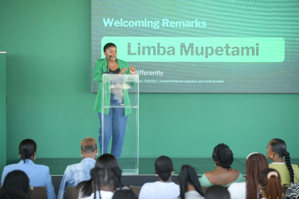Limba Mupetami, the co-founder of Women in Media.