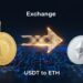 Exchange Tether TRC20 (USDT) to Ethereum (ETH)