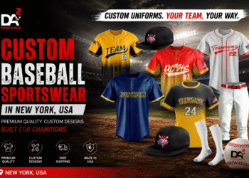 Custom Baseball Sportswear in New York | DA2 Sports USA Uniforms