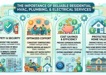 The Importance of Reliable Residential HVAC, Plumbing, and Electrical Services
