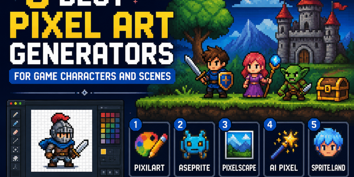 5 Best Pixel Art Generators for Game Characters and Scenes