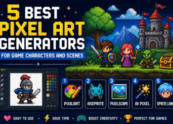 5 Best Pixel Art Generators for Game Characters and Scenes